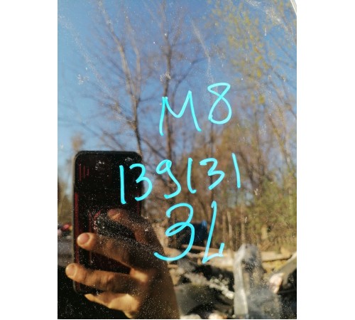 Стекло заднее левое,глухое