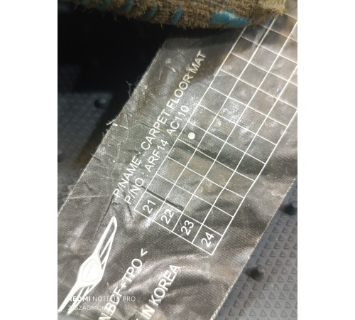 комплект ковриков салона