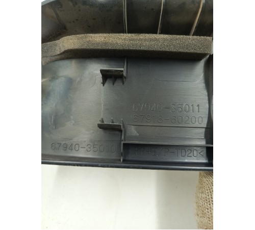 Накладка порога задняя левая