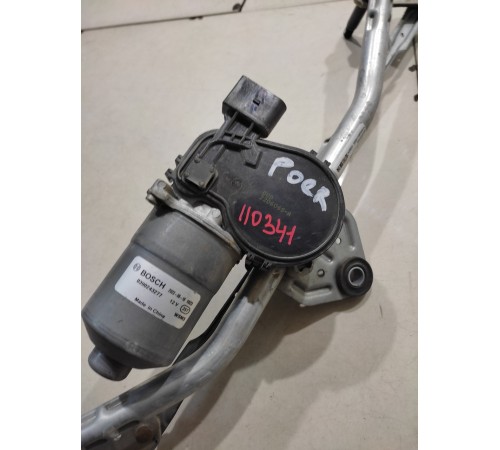 Трапеция стеклоочистителей в сборе с моторчиком