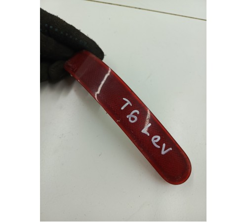 Светоотражатель катафот заднего бампера левый