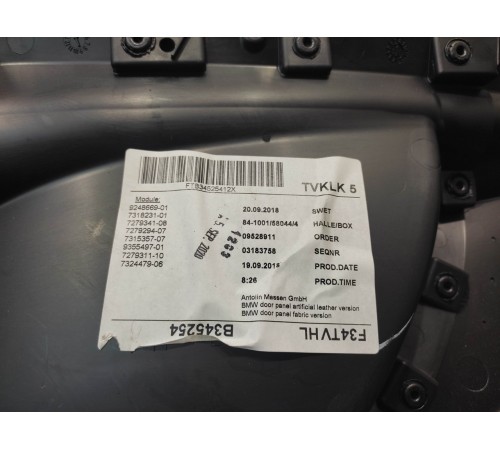 Обшивка двери (задняя, левая)