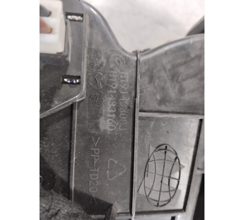 Корпус отопителя печки в сборе задний