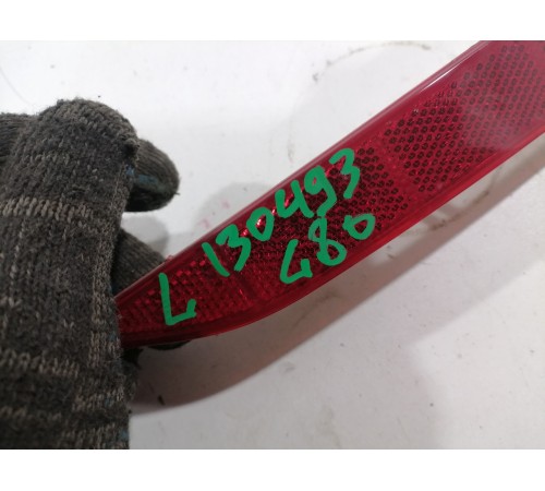 Катафот светоотражатель заднего бампера левый