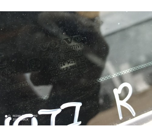 Глухое стекло заднее правое