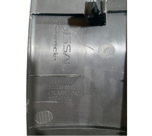 Обшивка накладка крышки двери багажника верхняя