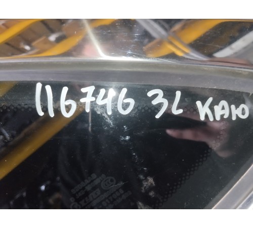 Стекло глухое левое Форточка