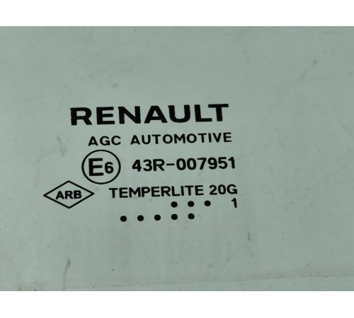 Стекло двери переднее правое