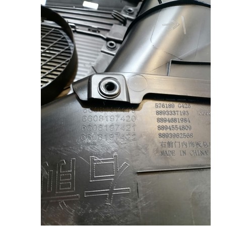 Обшивка двери передняя правая