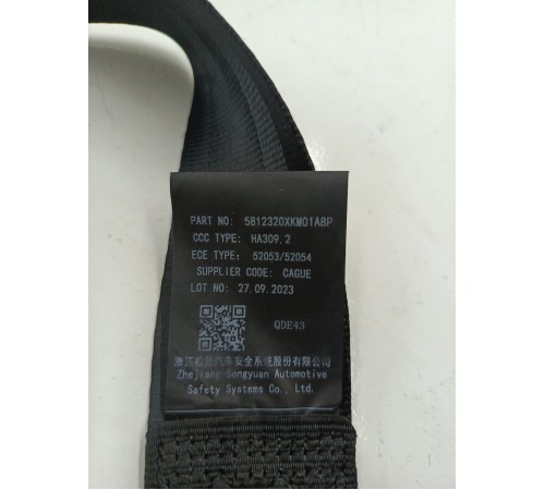 Ремень безопасности задний правый