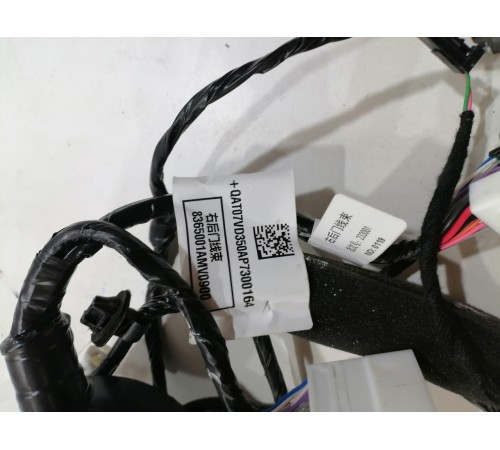 Проводка правой сдвижной двери