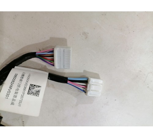 Блок питания правой сдвижной двери, проводка