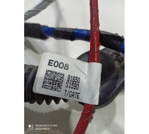 Электропроводка крышки багажника