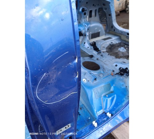 Задний порог со стойкой левый