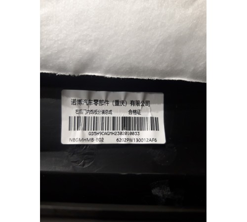 Обшивка двери (задняя правая)