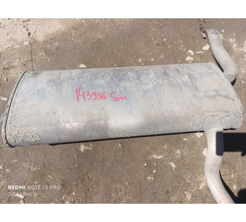 Глушитель основной, задняя часть