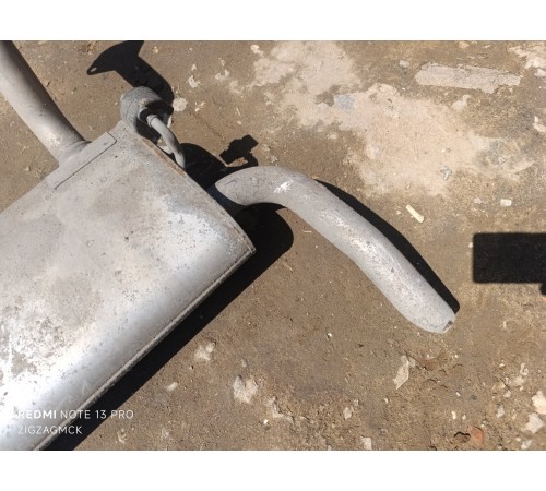 Глушитель основной, задняя часть