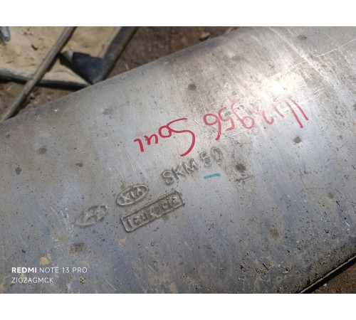 Глушитель основной, задняя часть