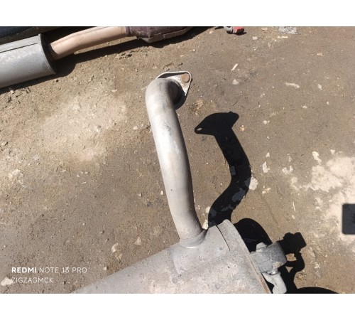 Глушитель основной, задняя часть