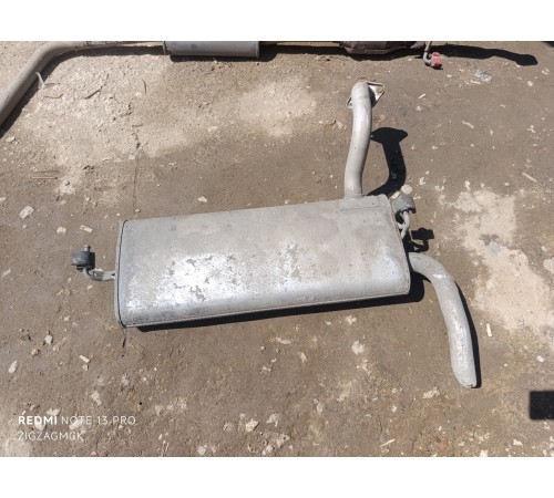 Глушитель основной, задняя часть