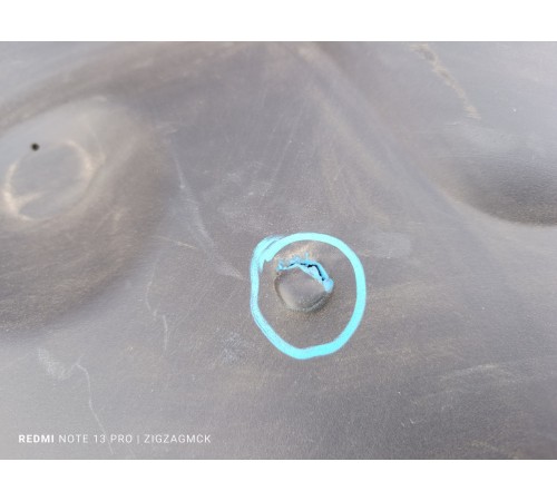 Накладка переднего бампера верхняя