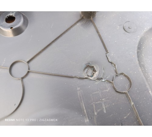 Накладка переднего бампера верхняя