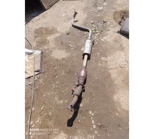 Приемная труба с катализатором