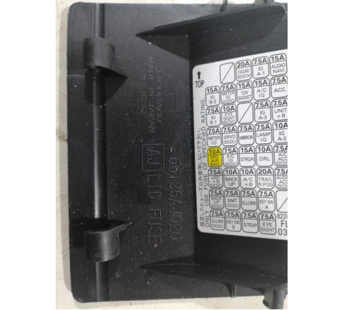 Крышка перчаточного ящика