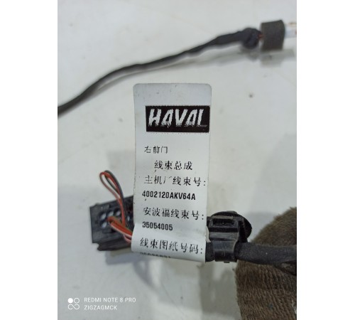 Электропроводка двери (передняя правая)