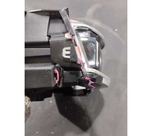 Линза фары передняя левая