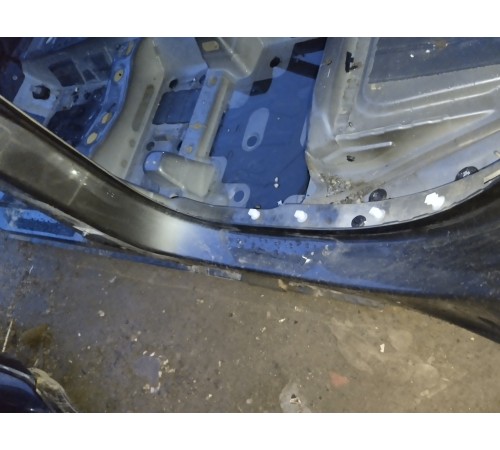 Порог со стойкой(левый)