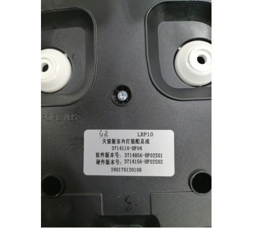 Плафон внутреннего освещения передний