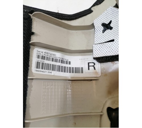 Обшивка стойки задняя правая верхняя