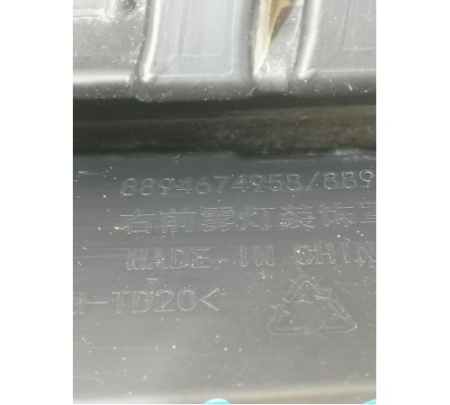 Накладка переднего бампера правая