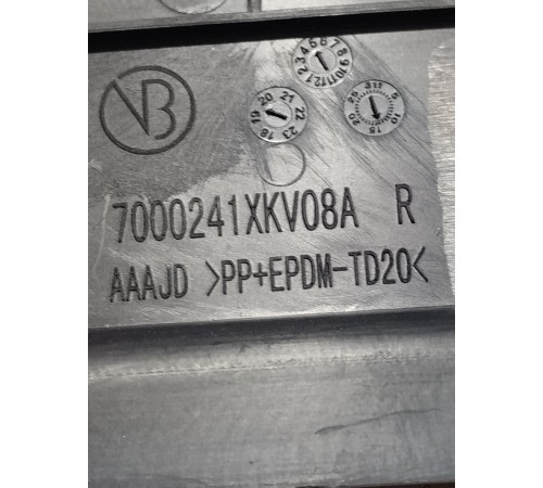 Накладка крепления сиденья задняя правая