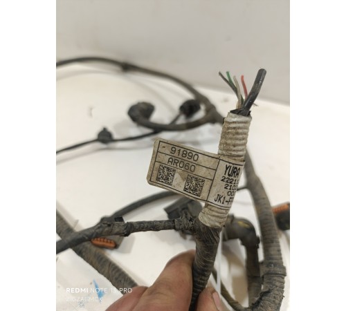 Проводка переднего бампера