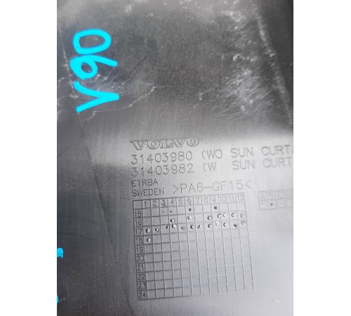 Рамка двери (задняя, правая)