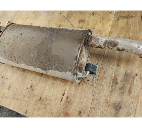 Глушитель с приемной трубой