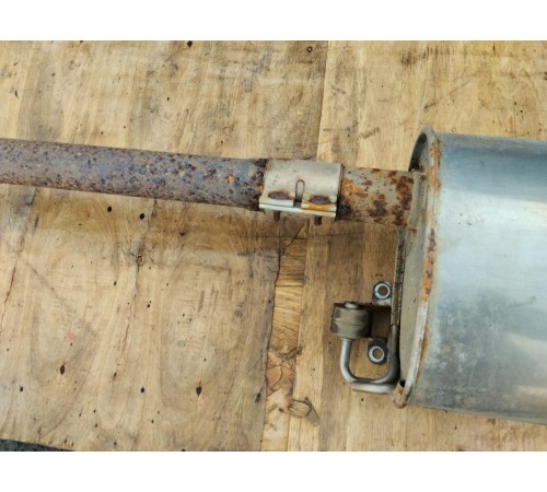 Глушитель с приемной трубой