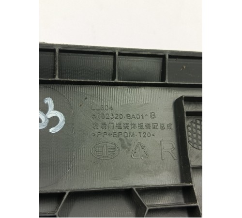 Накладка порога задняя правая