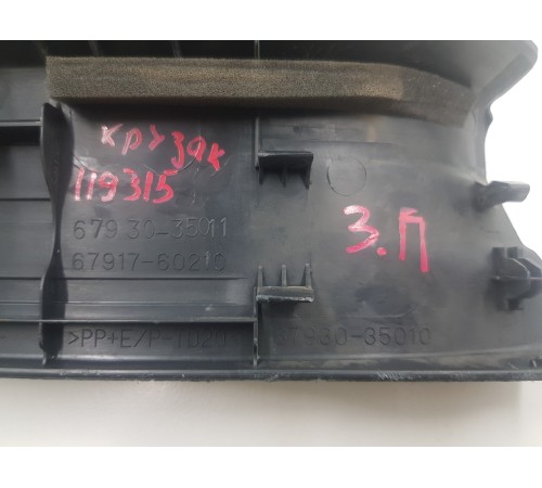 Накладка порога задняя правая