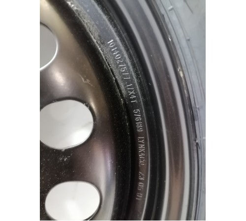 Запасное колесо, докатка T125/80 D17