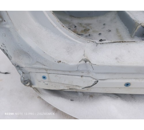 Порог со стойкой левый