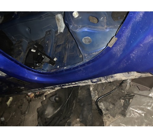 Порог со стойкой (левый)