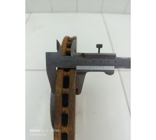 Диск тормозной передний 