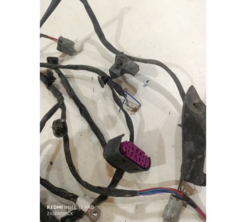 Проводка переднего бампера