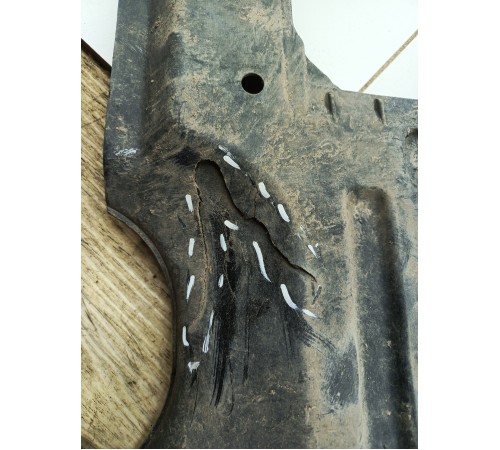 Защита днища правая