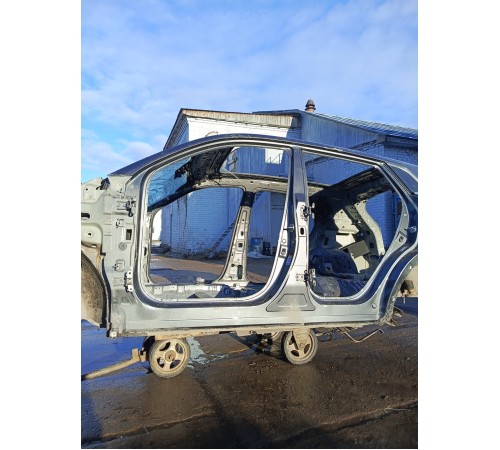 Порог со стойкой (левый)