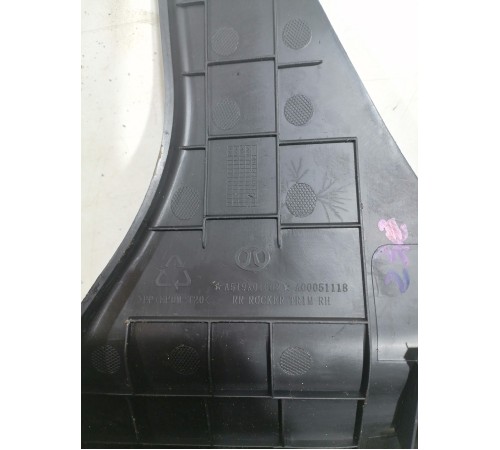 Накладка порога задняя правая