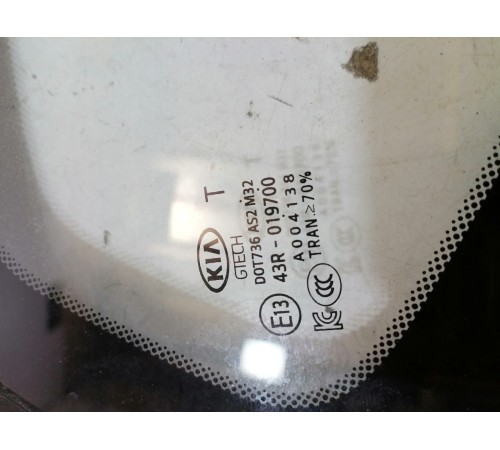 Глухое стекло , форточка задняя правая